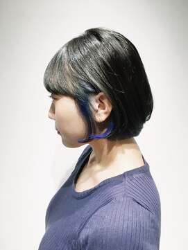 アディクト 綾瀬(ADDICT) 【ADDICT_YuuYa】センシュアルショート_インナーカラーブルー