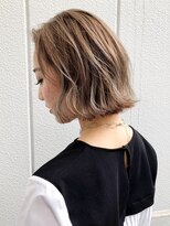 アルバム 新宿(ALBUM SHINJUKU)&nbsp;ミルクティーベージュ_ウェーブパーマフォギーベージュ_ba281782