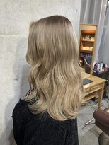 ヘアーデザイン アルエ(HAIR×design ARUE) 【YUGO】ハイトーンミルクティーベージュ