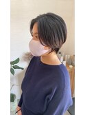 オイルで簡単スタイリング*ハンサムショート