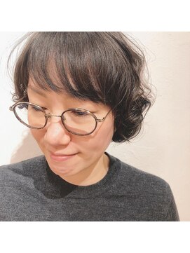 ヘアドマルシェモンタン(hair de marche' Mon temps) 20代30代40代大人可愛いシルキーカールボブ