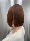 ぷつっとボブ×小顔バング