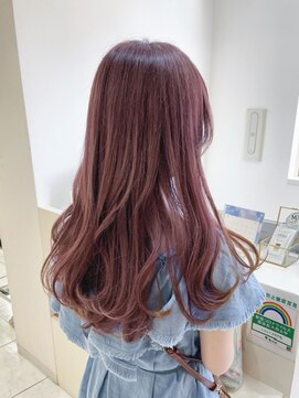 ラウラ 北千住店(Laura) ブリーチ＋ピンク系カラー [ラウラ/北千住]