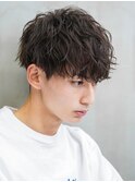 刈り上げマッシュツイストスパイラル
