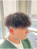 ツイストスパイラルパーマツイストパーマメンズマッシュパーマ