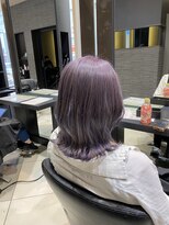 ジャパン ホンテン(JAPAN HONTEN) ラベンダーパープルカラーミディアム外ハネボブ