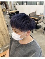 ブリーチ1回ラベンダーカラー