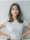 【Un ami】《増永剛大》 オリーブグレージュ、くびれヘア
