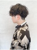 波巻きメンズパーマ
