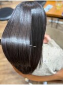 エイジングを感じさせない艶髪