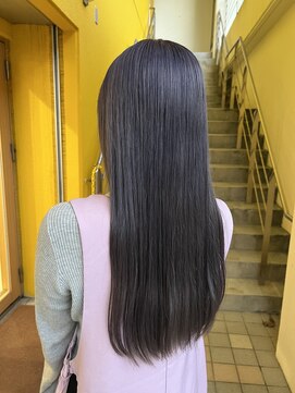 ベルバイヘアスイッチ(by hairswitch) パープル×シルバーカラー