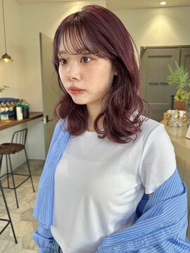 ファルファラ(farfara) 【farfara】顔周りデザインカラー（問屋町テラス）大島結衣