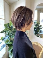 シェノン 赤羽店(CHAINON)&nbsp;2025ヘア人気ホワイトグレージュくびれショート丸顔に似合う髪型