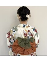 ラボー ノースプラザ店(LA'BO) 浴衣ヘア　シニョン