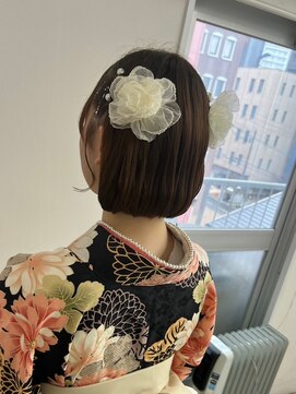 エレラビューティー(ELERA beauty) 【山田 真子】卒業式ヘアアレンジ/和装ヘアセット/ボブ