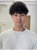 マッシュパーマ/無造作パーマ/刈り上げ