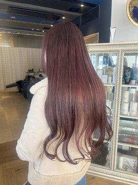 コワファースト 大分(COIFF1RST) ピンクブラウンカラー