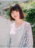 甘ナチュラルボブスタイル