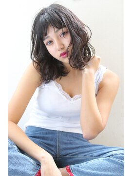 ロゼ 六甲道(ROSE) 【ROSE】大人ボブ＿ウェーブボブ＿パーマ＿暗髪