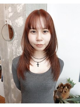 アペロ 柏(Apero) レイヤー/アプリコットオレンジ/フェイスレイヤー