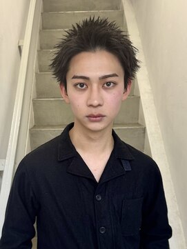 クロト(Clotho) スパイキーショート/メンズショート/ピンパーマ波巻きツイスト