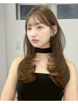 ユーフォリア 銀座(Euphoria) オリーブグレー/小顔/黒髪/ココアベージュ/銀座/レイヤーカット