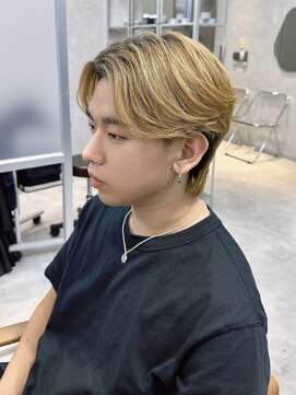 ジーナ 天神(Zina) 毛流れセンターパート(メンズカット/ダウンパーマ/ナチュラル)