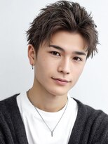 カットもパーマもイケメンパラダイス Men's天王寺 Men’s束感ショート×ナチュラル好印象ヘア