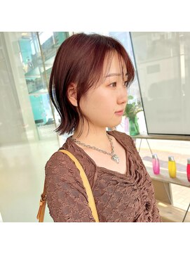 20代30代ボブ/ミディアムレイヤー／グレージュ/透明感/天神/大名