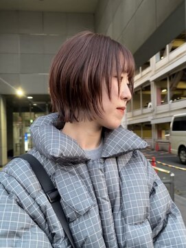 マッシュ アドベ 八戸ノ里(MASHU ADOBE) ミニボブレイヤー/ブリーチなし/オレンジブラウン