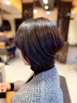 ヘアリゾート粋 ティガ 池袋店(tiga) 大人ショート/ダークブラウン/艶髪