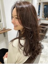 アブニール 柏東口店(AVENIR)&nbsp;ミルクティーブロンド/ダークブルー/デジタルパーマ/柏