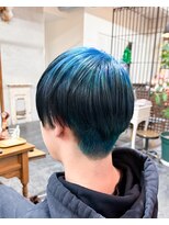 セットアップ 岡山北長瀬店(SET-UP) ブルー/ブラック/ゴーストルーツ/似合わせカット