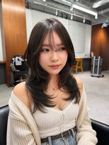 フィルムス 柏(FILMS)&nbsp;くびれレイヤー/オリーブベージュ/顔周り/シースルー/柏