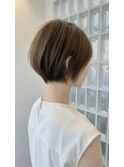 丸みシルエットのショートボブ【UCHI】