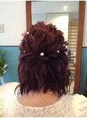 パールボブヘアアレンジ[ヘアセット　立川/八王子/立川南/袴]