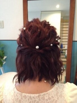 ロカット サロン(Roquat Salon) パールボブヘアアレンジ[ヘアセット　立川/八王子/立川南/袴]