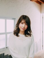 美容室チック 大島店(chic)&nbsp;ミルクティー×ナチュラルストレート【大島】