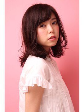 ソア 武蔵小杉(SOAR) ブルージュカラー黒髪斜めバングひし形似合わせカットマッシュ