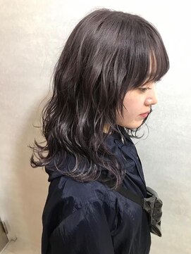 フロート 小阪店(float) プラチナグレーアッシュ＿くせ毛風,ヘアアレンジ,クラシカル
