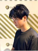 センターパートスタイル【BARBER-BAR】