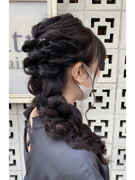 アルカナ 原宿表参道(ARCANA) プリンセス風編みおろしスタイル♪