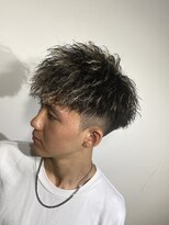20代男性流行髪型東京バーバー日本橋ツイストメンズハイライト！