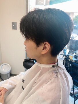 にしはら 美容室 【メンズ】センターパート