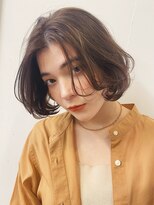 マグノリア オモテサンドウ(MAGNOLiA Omotesando) ハイライトでふんわりボブ・・YOSHIBA