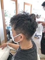 ヘッズ 本八幡店(HEADS)&nbsp;MEN'S HAIR  センターパート　ツイストスパイラル　コンマヘア