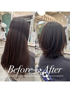 コンティロミー(CONTI ROMMY.) スタイルチェンジ☆似合わせレイヤーボブ/くびれヘア