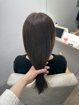 エクラートリアン 藤沢店(ECLART Lien) 美艶髪縮毛矯正とオリーブカラー