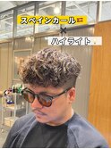細めハイライト×スペインカール