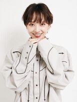 オンク 新宿(onk)&nbsp;黒髪/グレーベージュ/レイヤーロング/前髪パーマ[新宿駅]